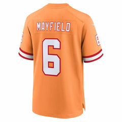 Baker Mayfield Tampa Bay Buccaneers 50th Season Game Jersey - Creamsicle