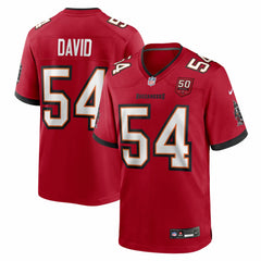 Lavonte David Tampa Bay Buccaneers 50th Season Team Game Jersey - Red