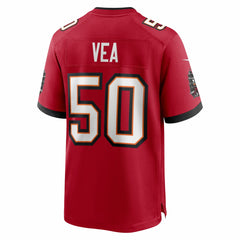 Vita Vea Tampa Bay Buccaneers 50th Season Team Game Jersey - Red