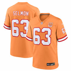 Lee Roy Selmon Tampa Bay Buccaneers 50th Season Game Jersey - Creamsicle