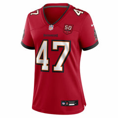 John Lynch Tampa Bay Buccaneers Women's 50th Anniversary Team Game Jersey - Red
