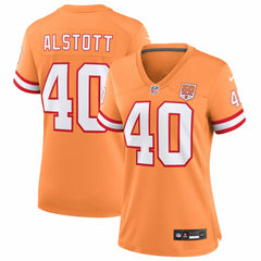 Mike Alstott Tampa Bay Buccaneers Women's 50th Season Game Jersey - Creamsicle