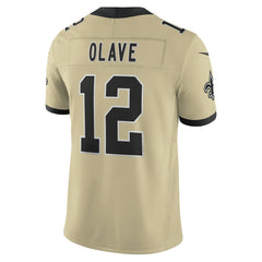 Chris Olave New Orleans Saints Gameday Golds Alternate Vapor F.U.S.E. Limited Jersey - Gold