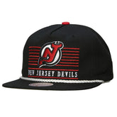 New Jersey Devils Mitchell & Ness Ascend Deadstock Snapback Hat Black