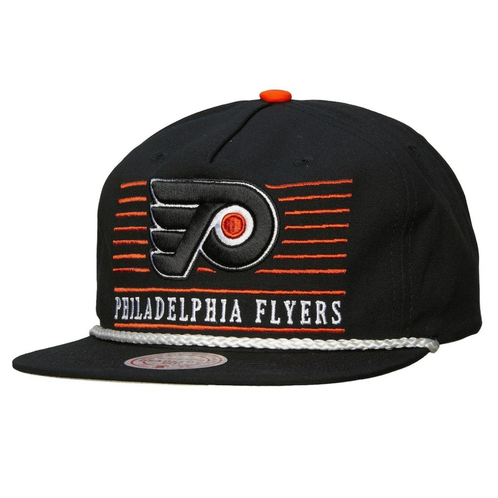 Philadelphia Flyers Mitchell & Ness Ascend Deadstock Snapback Hat Black