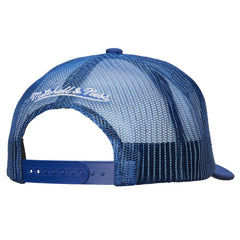 New York Rangers Mitchell & Ness Gridlock Trucker Adjustable Hat White/Blue