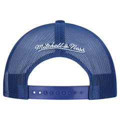 Toronto Maple Leafs Mitchell & Ness Gridlock Trucker Adjustable Hat White/Blue