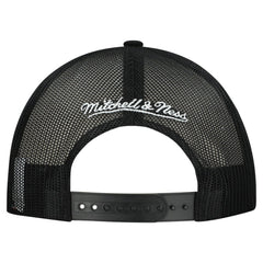Chicago Blackhawks Mitchell & Ness Gridlock Trucker Adjustable Hat White/Black