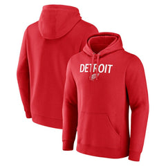 Detroit Red Wings Primary Logo Pullover Hoodie Red