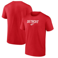Detroit Red Wings Primary Logo T-Shirt Red