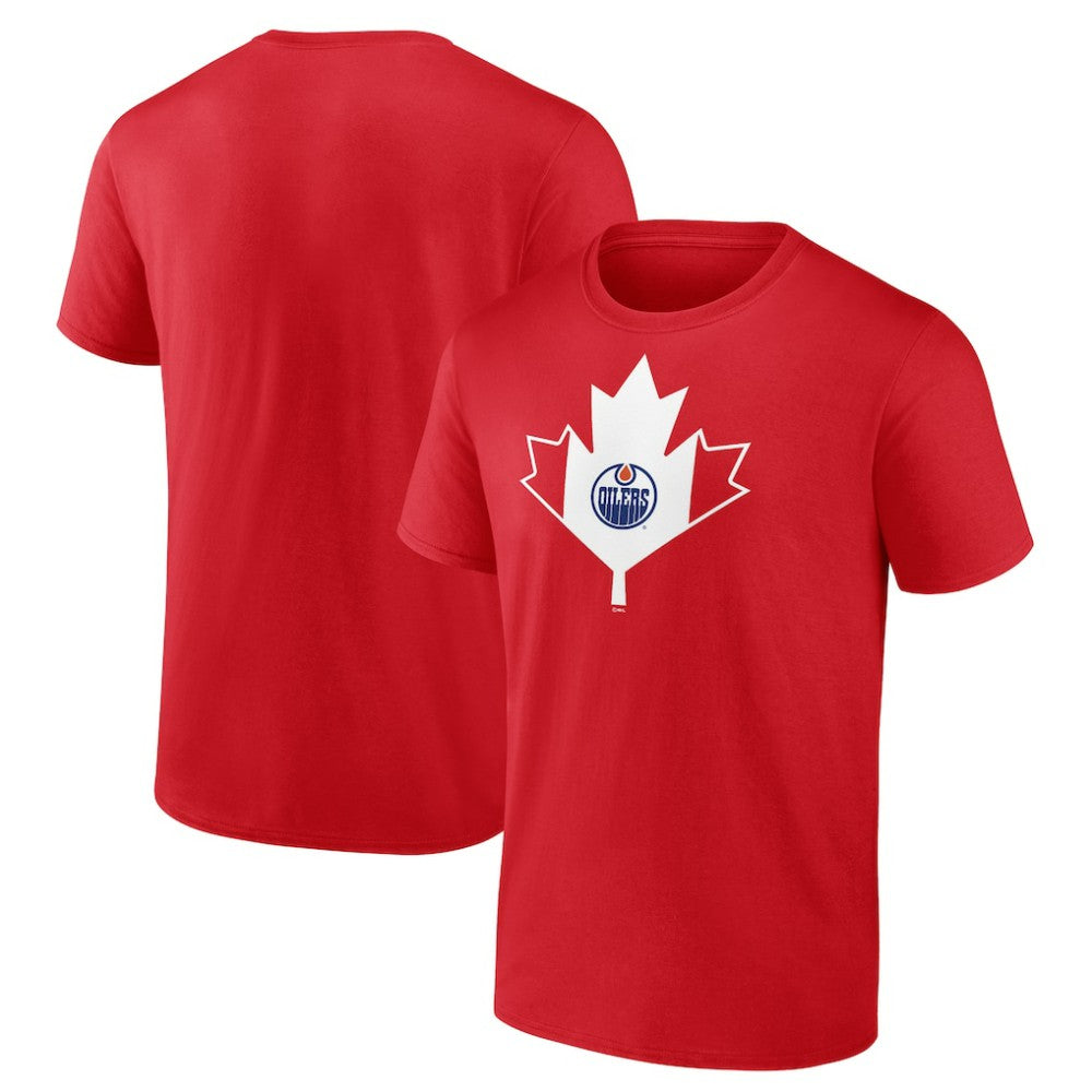Edmonton Oilers Canada Day T-Shirt Red