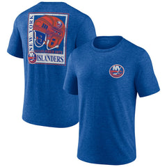 New York Islanders Earnest Will Tri-Blend T-Shirt Royal