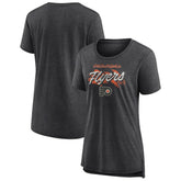 Philadelphia Flyers Women's Hit the Ice Tri-Blend T-Shirt Gray