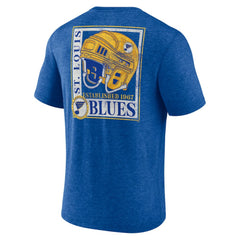 St. Louis Blues Earnest Will Tri-Blend T-Shirt Blue