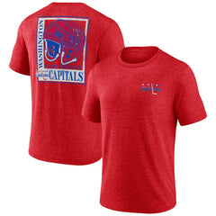 Washington Capitals Earnest Will Tri-Blend T-Shirt Red