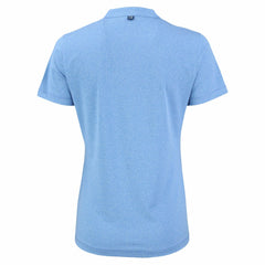 Milwaukee Brewers Cutter & Buck Forge Heathered Stretch Blade Top Heather Powder Blue