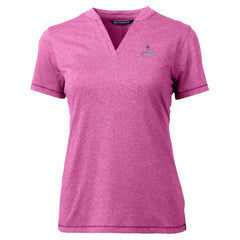 St. Louis Cardinals Cutter & Buck Forge Heathered Stretch Blade Top Light Pink