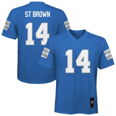 Amon-Ra St. Brown Detroit Lions Outerstuff Preschool Replica Player Jersey - Blue sale