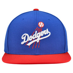 Los Angeles Dodgers Cooperstown Collection Basic Flip Snapback Hat Royal | Mitchell & Ness
