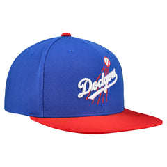 Los Angeles Dodgers Cooperstown Collection Basic Flip Snapback Hat Royal | Mitchell & Ness