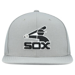 Chicago White Sox Cooperstown Collection Basic Flip Snapback Hat Gray | Mitchell & Ness