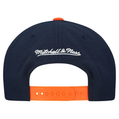 Houston Astros Cooperstown Collection Basic Flip Snapback Hat White | Mitchell & Ness