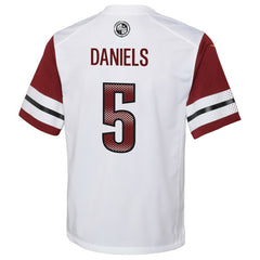 Jayden Daniels Washington Commanders Youth Game Jersey - White