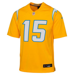 Ladd McConkey Los Angeles Chargers Youth Alternate Charger Power Game Player Jersey - Gold