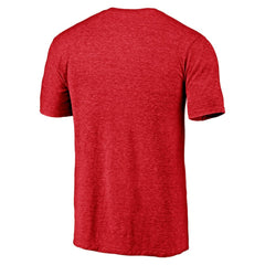 Atlanta Braves Line Corps Tri-Blend T-Shirt Red
