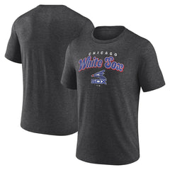 Chicago White Sox Wonderment Tri-Blend T-Shirt Charcoal