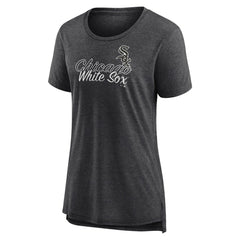 Chicago White Sox Women's Practice Time Tri-Blend T-Shirt Gray