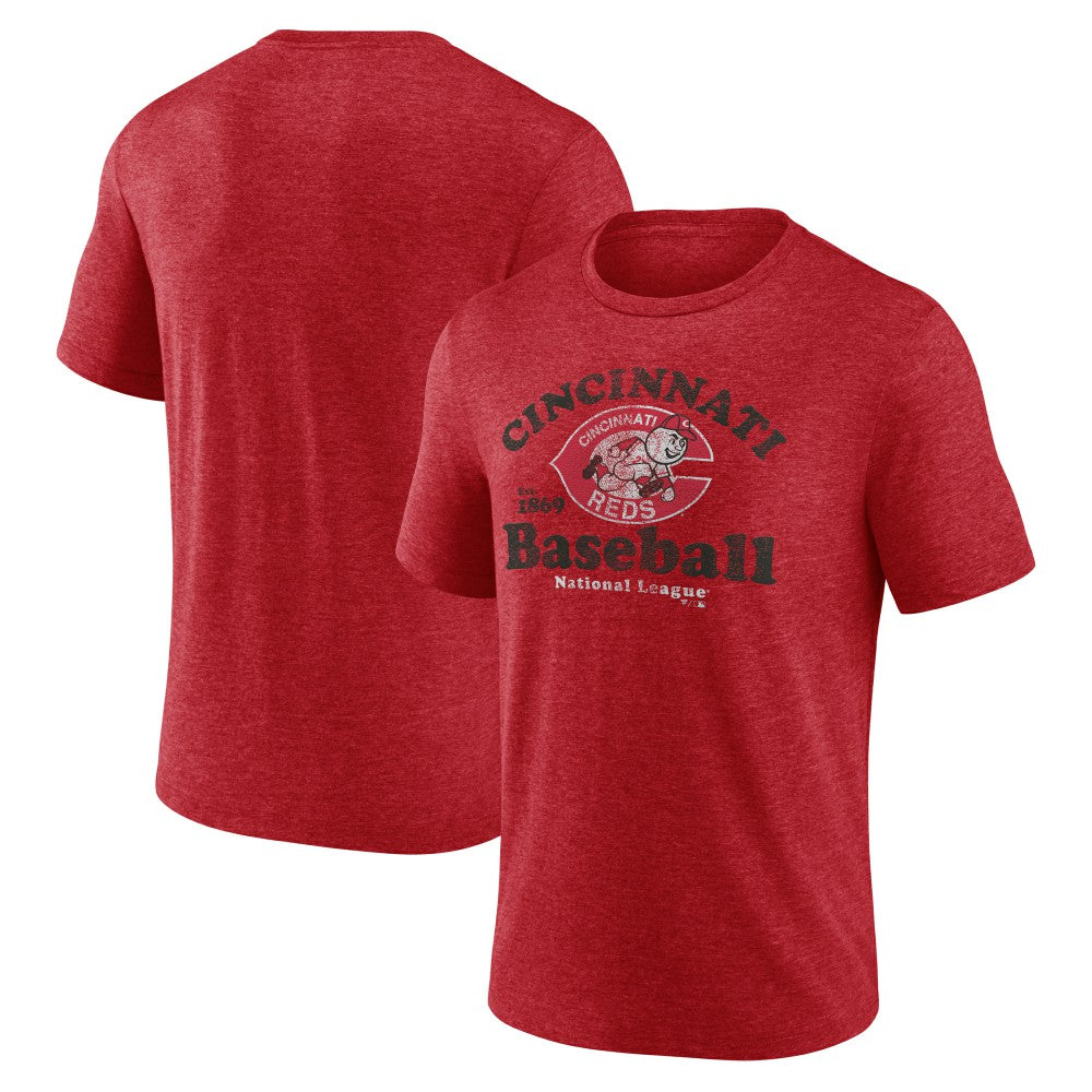 Cincinnati Reds Our Game Tri-Blend T-Shirt Red