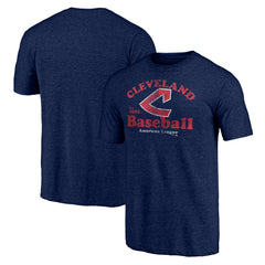 Cleveland Guardians Our Game Tri-Blend T-Shirt Navy