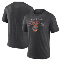 Houston Astros Wonderment Tri-Blend T-Shirt Charcoal