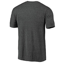 Los Angeles Dodgers Weathered Official Logo Tri-Blend T-Shirt Charcoal