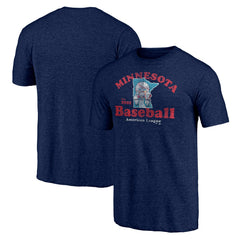 Minnesota Twins Our Game Tri-Blend T-Shirt Navy