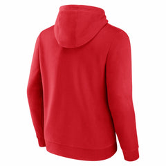 Philadelphia Phillies Team Lockup Pullover Hoodie Red