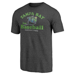 Tampa Bay Rays Our Game Tri-Blend T-Shirt Charcoal