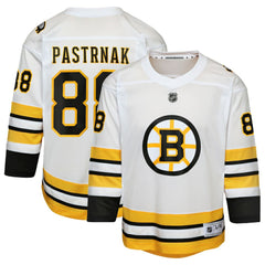 David Pastrnak Boston Bruins Youth Home Replica Player Jersey White