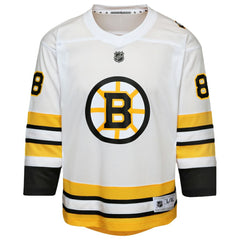 David Pastrnak Boston Bruins Youth Home Replica Player Jersey White