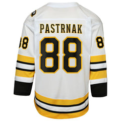 David Pastrnak Boston Bruins Youth Home Replica Player Jersey White