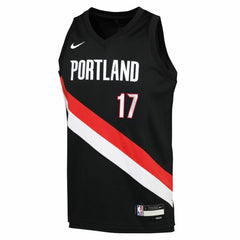 Shaedon Sharpe Portland Trail Blazers Youth Icon Edition Swingman Jersey - Black