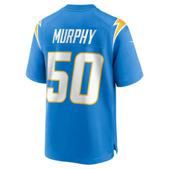 Caleb Murphy Los Angeles Chargers Team Game Jersey - Powder Blue