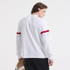 San Francisco 49ers x Todd Snyder Premium Jersey Mock Neck Tee - White discount
