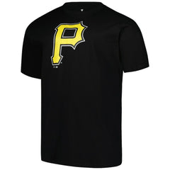 Pittsburgh Pirates Profile Big & Tall Primary Logo T-Shirt Black