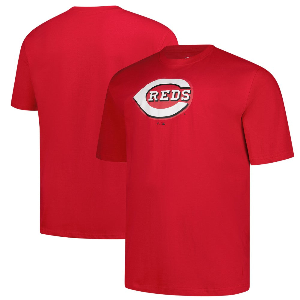 Cincinnati Reds Profile Big & Tall Primary Logo T-Shirt Red
