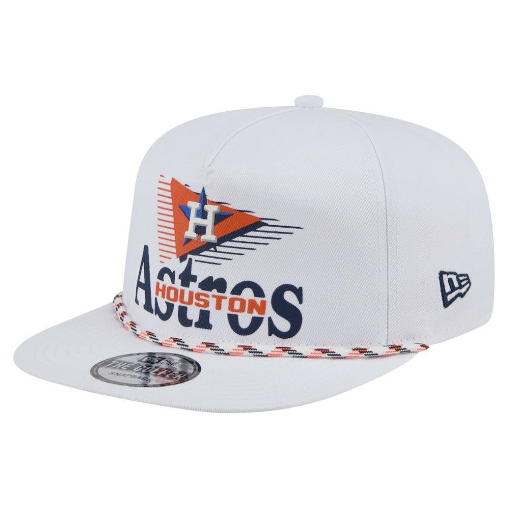 Houston Astros Collide Golfer Snapback Hat White | New Era