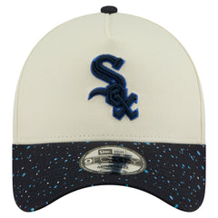 Chicago White Sox Speckle A-Frame 9FORTY Adjustable Hat Cream | New Era