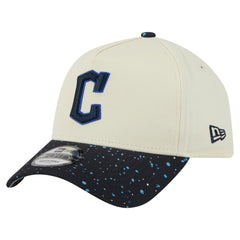 Cleveland Guardians Speckle A-Frame 9FORTY Adjustable Hat Cream | New Era