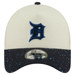 Detroit Tigers Speckle A-Frame 9FORTY Adjustable Hat Cream | New Era